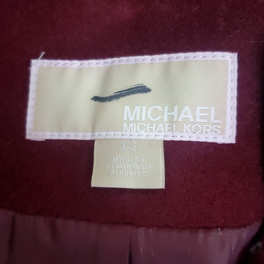 MICHAEL KORS DARK BRANDY COAT XS - Picture 8 of 16